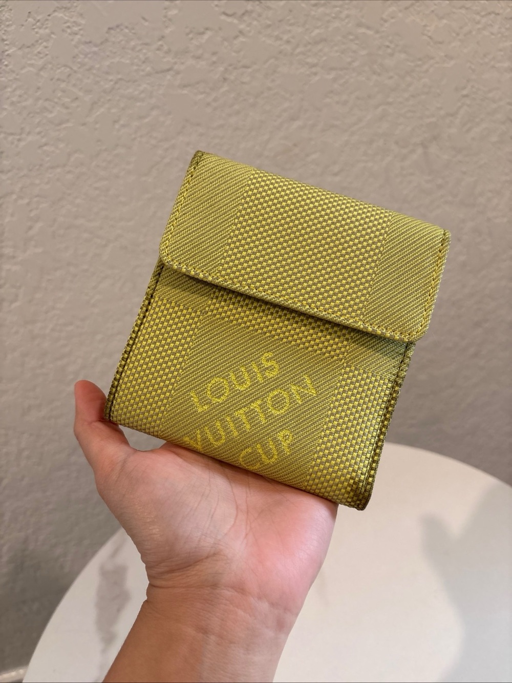 Louis Vuitton Cup Damier Geant Canvas Small Wallet